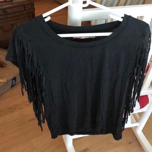 Vintage Havana girls fringe shirt